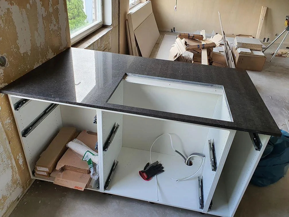Projekt Silestone Arden Blue - Tyresö.