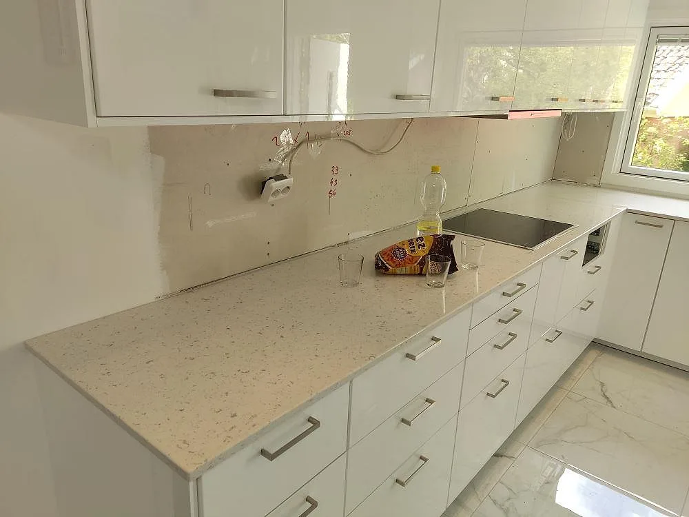 Projekt Silestone Bianco River - Höllviken.