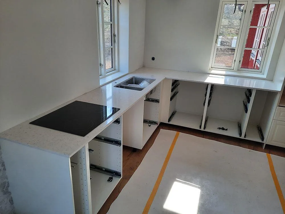 Projekt Silestone Bianco River - Markaryd.