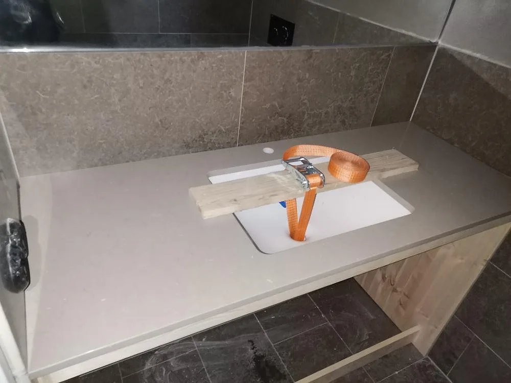 Projekt Silestone Coral Clay - Enskede Gård.