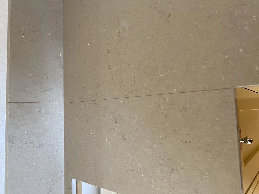 Projekt Silestone Coral Clay - Skarpnäck.