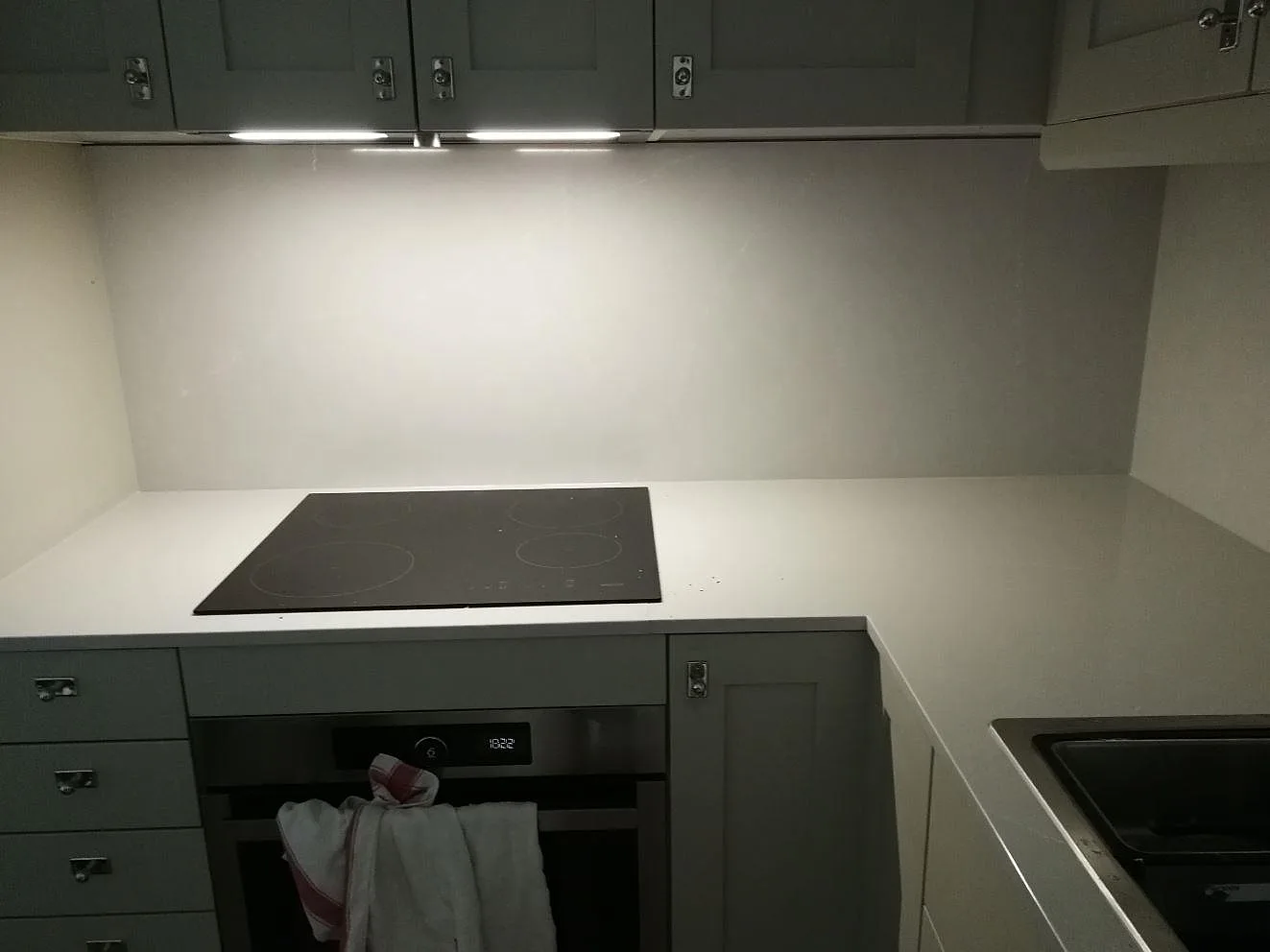Projekt Silestone Desert Silver - Stockholm.