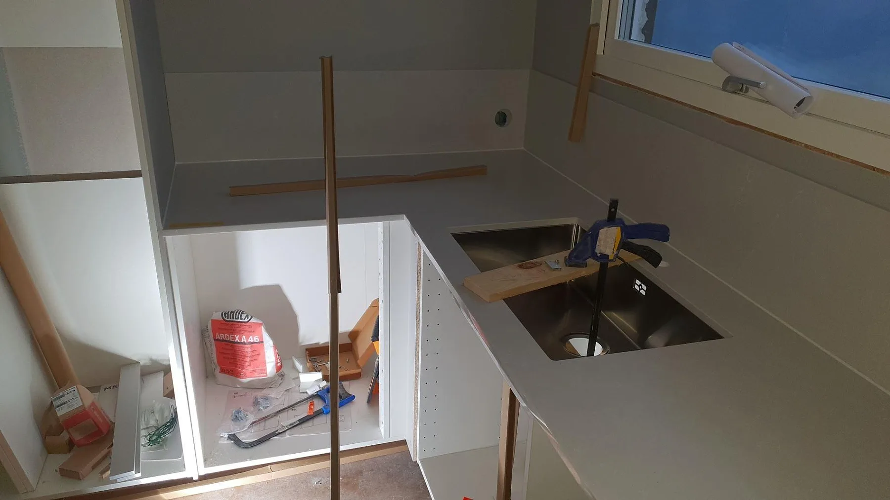 Projekt Silestone Desert Silver - Uddevalla.