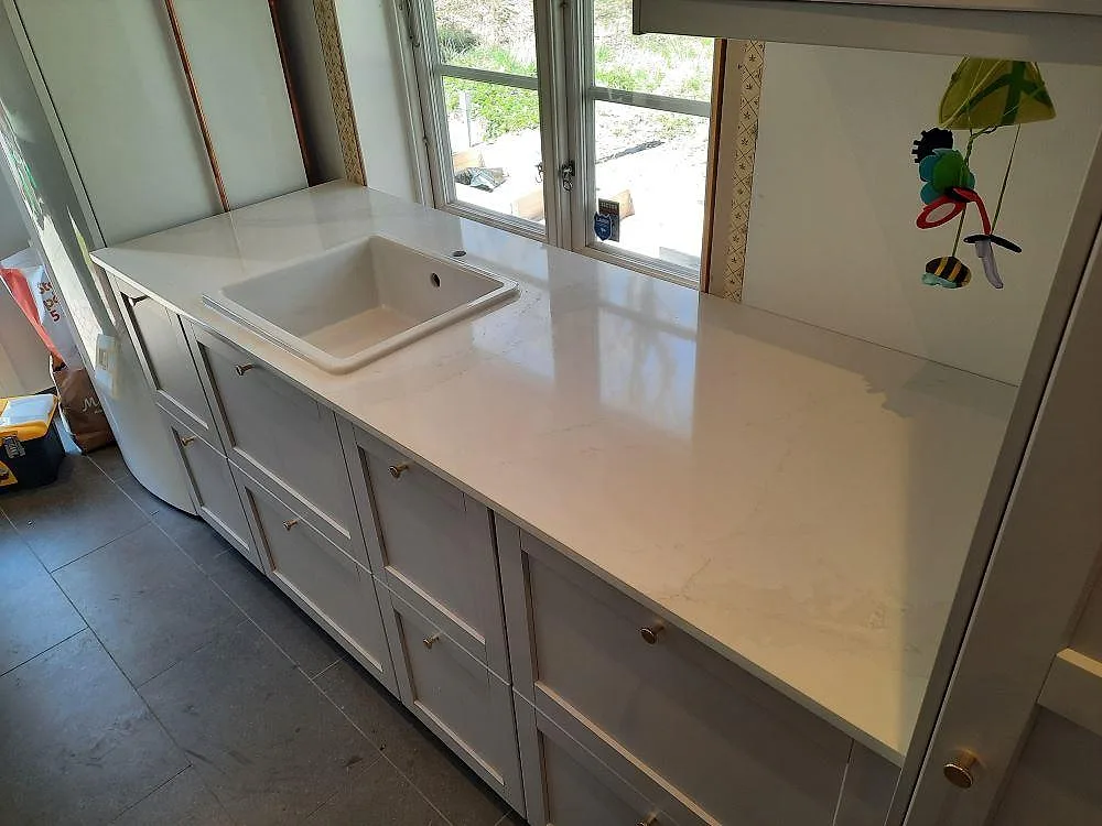 Projekt Silestone Eternal Calacatta Gold - Vejbystrand.