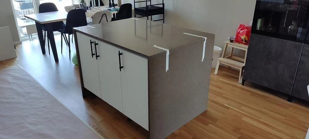 Projekt Silestone Iron bark - Malmö.