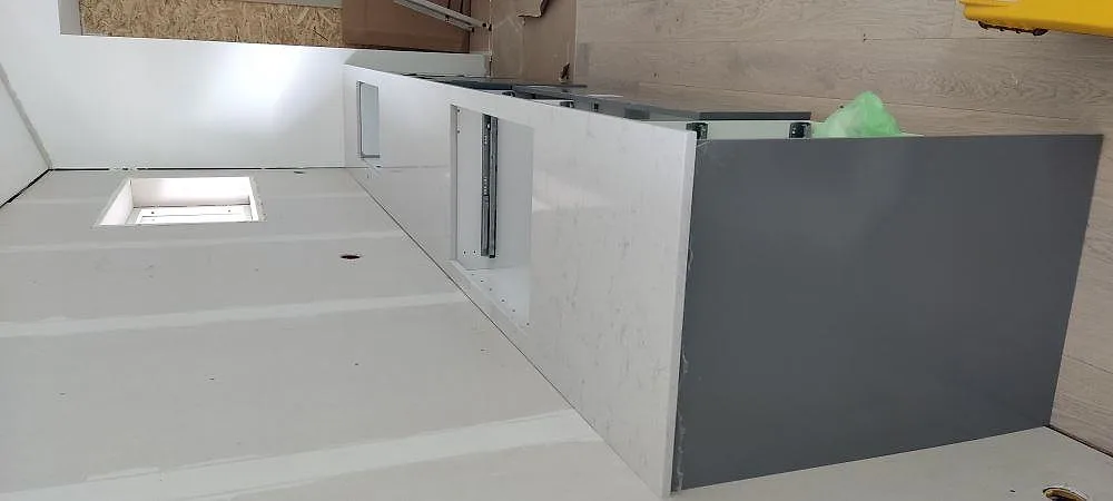 Projekt Silestone Lagoon - Hässleholm.