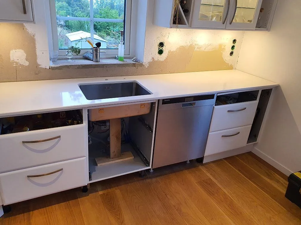 Projekt Silestone Miami White - Båstad.