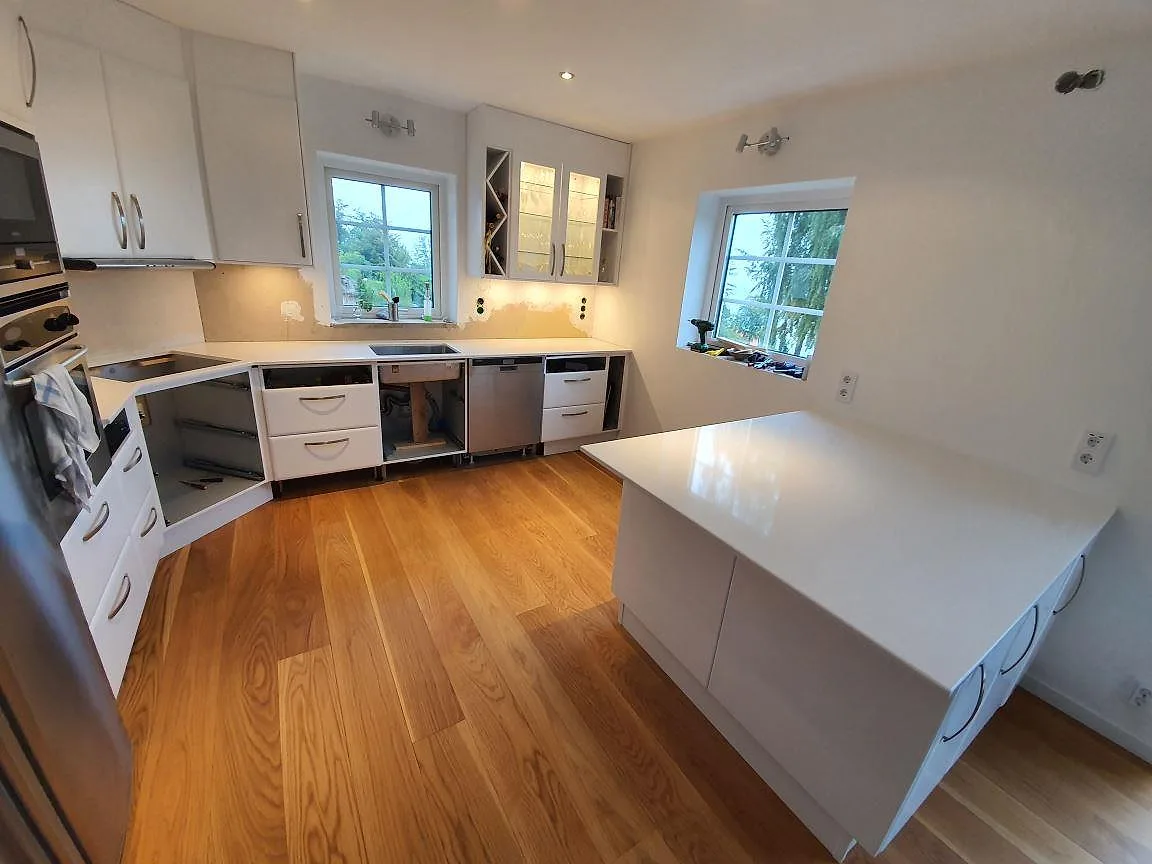 Projekt Silestone Miami White - Båstad.