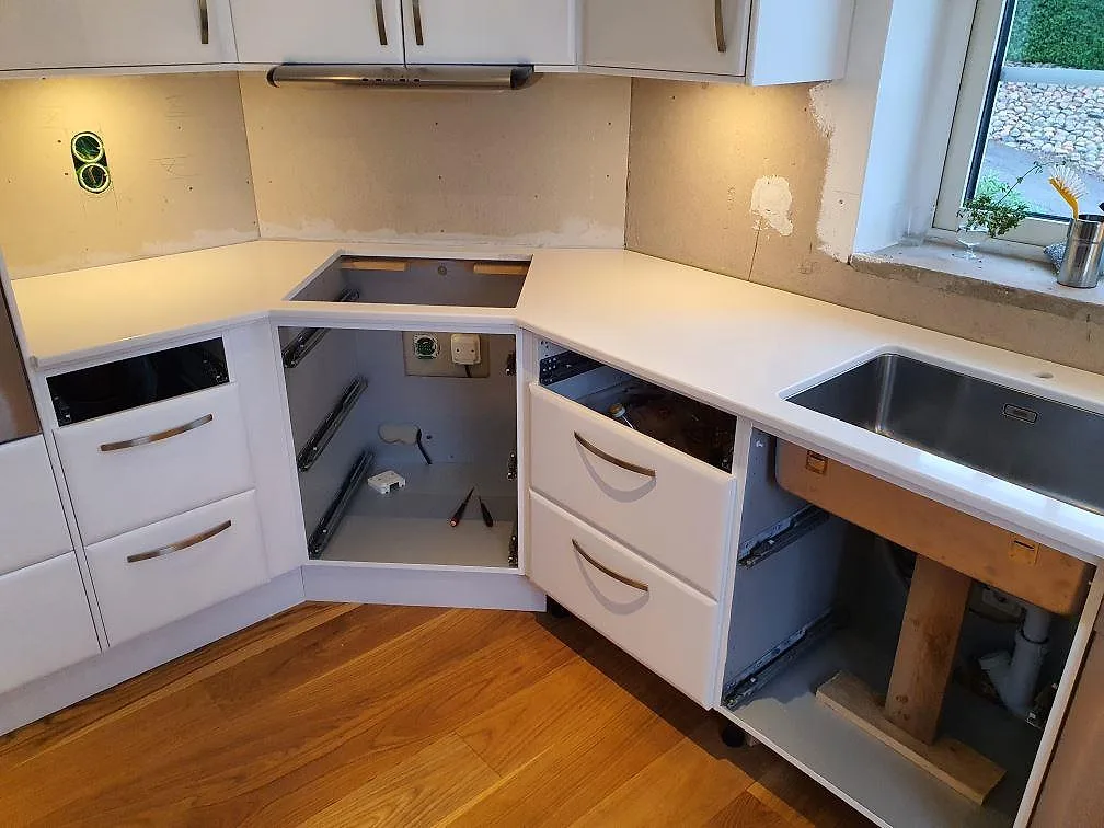 Projekt Silestone Miami White - Båstad.