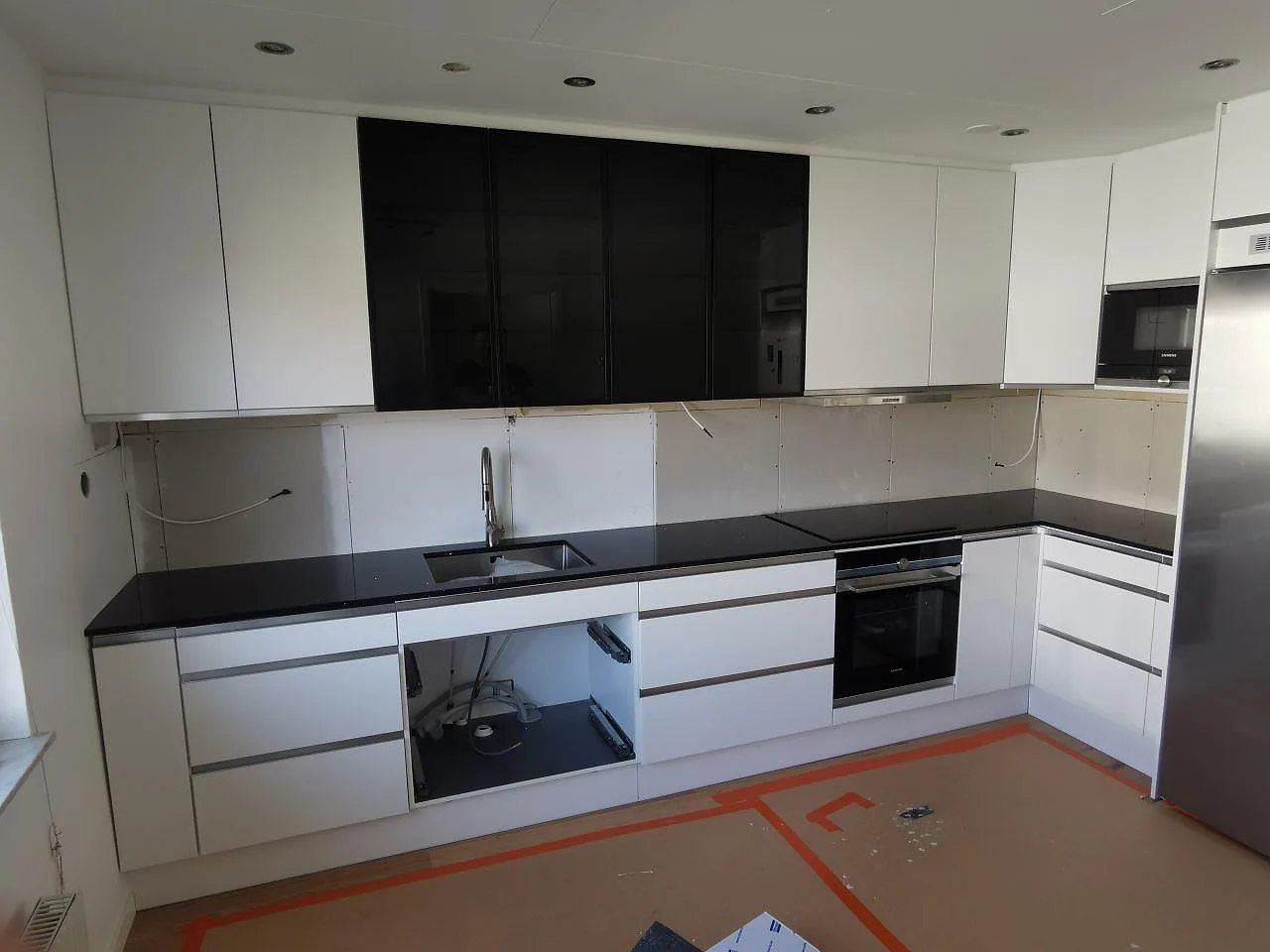Projekt Silestone Negro Stellar - Malmö.