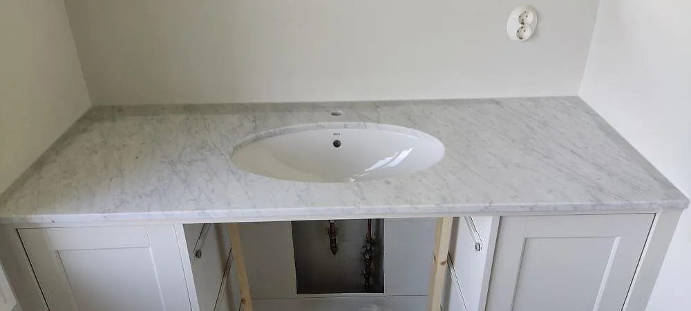 Projekt Silestone Snowy Ibiza - Alingsås.