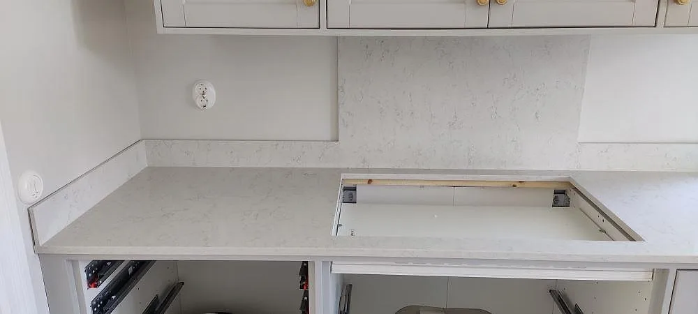 Projekt Silestone Snowy Ibiza - Alingsås.