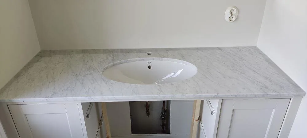 Projekt Silestone Snowy Ibiza - Alingsås.