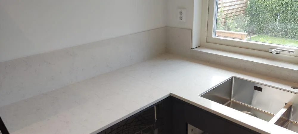 Projekt Silestone Snowy Ibiza - Hjärup.