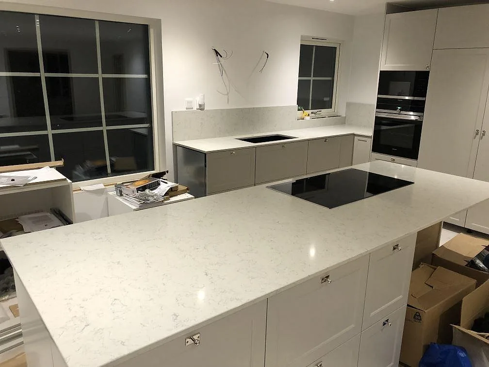 Technistone Noble Carrara - Ekerö 2021-11-26.