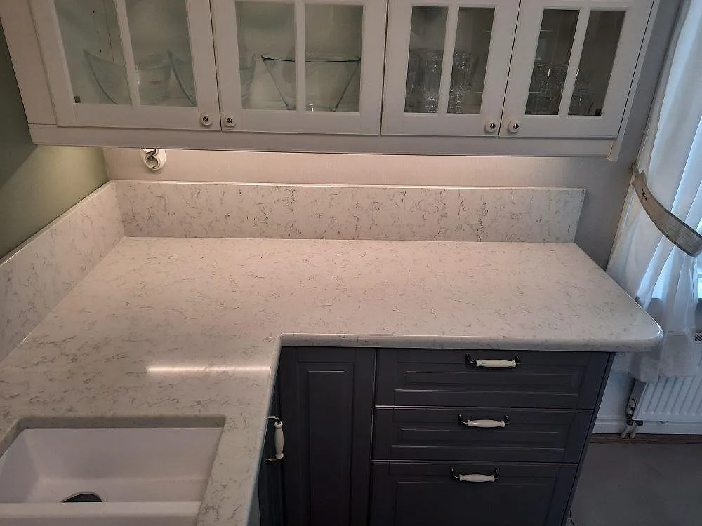 Projekt Technistone Noble Carrara - Jämjö.