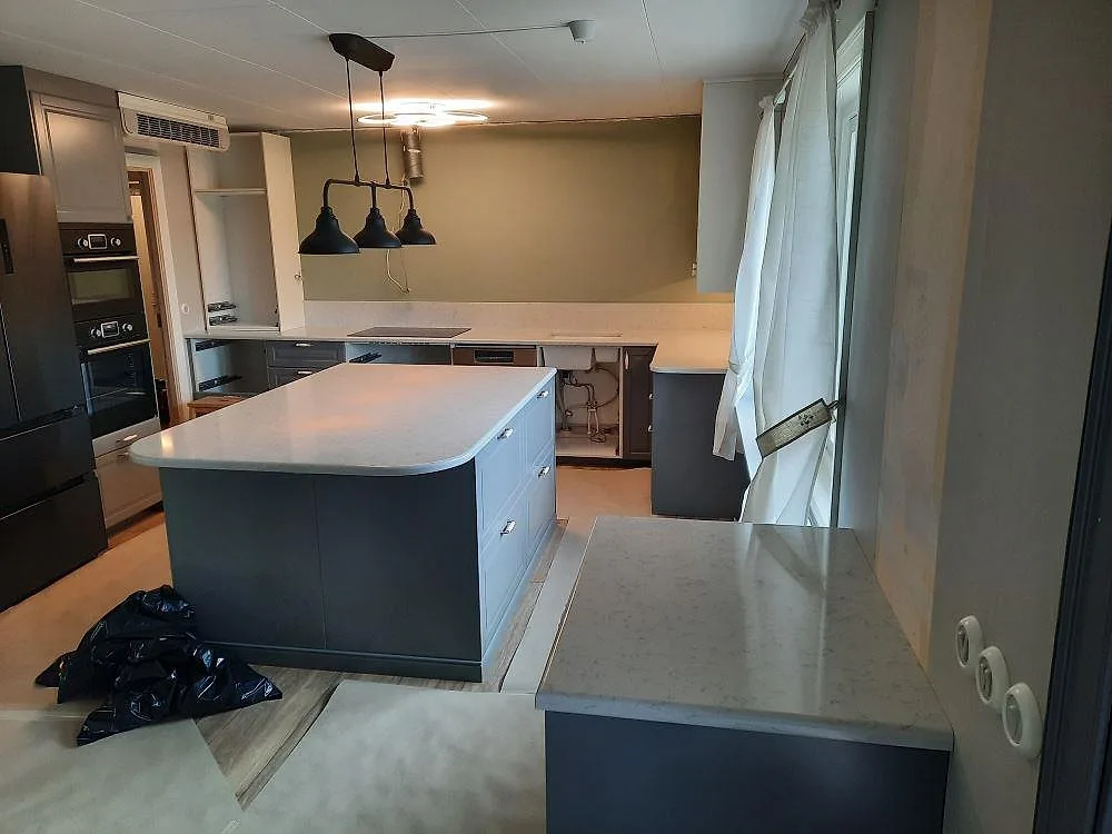 Projekt Technistone Noble Carrara - Jämjö.