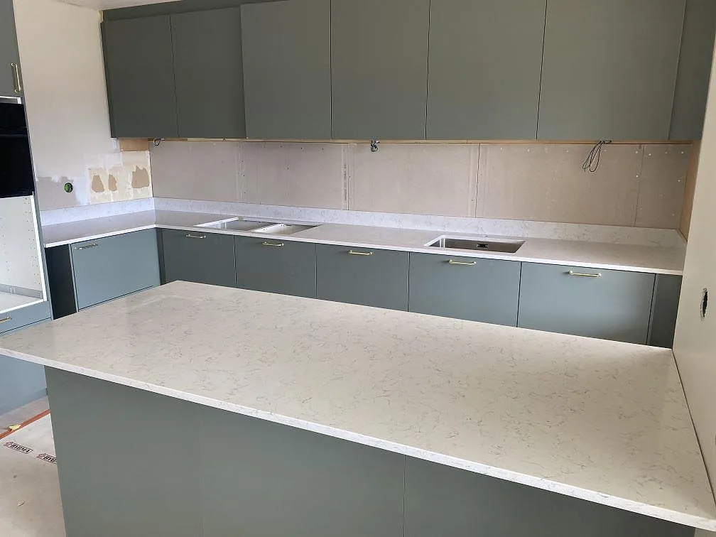 Projekt Technistone Noble Carrara - Västerås.