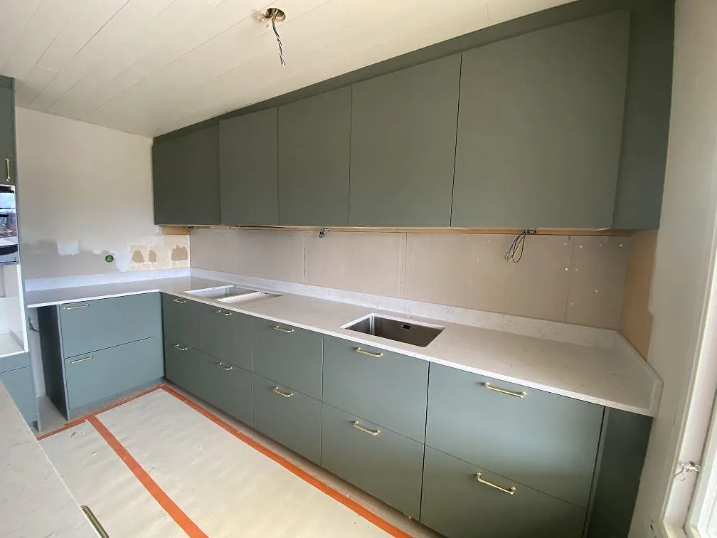 Projekt Technistone Noble Carrara - Västerås.