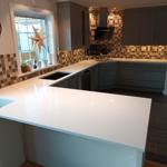 Caesarstone Frosty Carrina - Östhammar - montering  2022-12-16