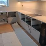 Silestone Eternal Statuario - Karlshamn - montering  2022-12-16