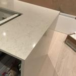 Silestone Snowy Ibiza - Onsala - montering  2023-01-19