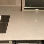Silestone Snowy Ibiza - Onsala - montering  2023-01-19