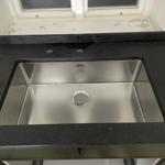 Nero Assoluto Flamed and Brushed - rydsgård - montering  2023-02-20