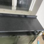 Nero Assoluto Flamed and Brushed - rydsgård - montering  2023-02-20