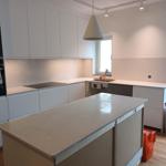 Silestone Bianco River - Lidingö - montering  2023-02-09