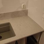 Silestone Snowy Ibiza - Kivik - montering  2023-03-05