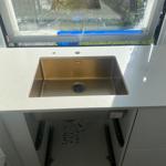 Silestone Faro White - Malmö - montering  2023-04-15