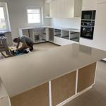 Silestone Desert Silver - Karlshamn - montering  2023-06-10