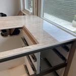 Dekton Arga - Veberöd  - montering  2023-08-29
