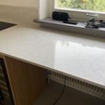 Caesarstone Bianco Drift - Malmö - montering  2023-09-25