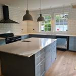Silestone Snowy Ibiza - Saltsjö-Boo - montering  2023-10-06