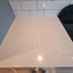 Silestone Snowy Ibiza - Saltsjö-Boo - montering  2023-10-06