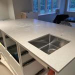 Silestone Coral Clay - Holsby brun, Vetlanda - montering  2023-10-20