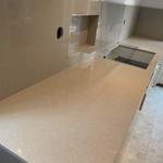 Technistone Noble Ivory White - Klagshamn - montering  2023-10-28