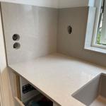 Technistone Noble Ivory White - Klagshamn - montering  2023-10-28