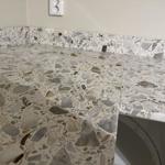 Terrazzo Calacatta - Förslöv - montering  2023-12-12