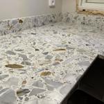Terrazzo Calacatta - Förslöv - montering  2023-12-12