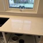 Silestone Snowy Ibiza - Höllviken - montering  2023-12-13