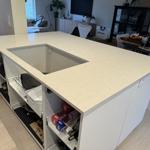 Silestone Snowy Ibiza - Höllviken - montering  2023-12-13