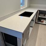 Silestone Snowy Ibiza - Höllviken - montering  2023-12-13