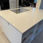 Silestone Snowy Ibiza - Höllviken - montering  2023-12-13