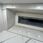 Technistone Crystal Calacatta Silva - kungsholmen, stockholm.  - montering  2023-12-22