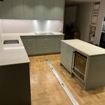 Silestone Snowy Ibiza - Täby - montering  2024-01-05