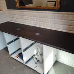 Nero Assoluto Flamed and Brushed - Heby  - montering  2024-04-25