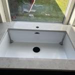 Caesarstone Bianco Drift - Oxie - montering  2024-07-29